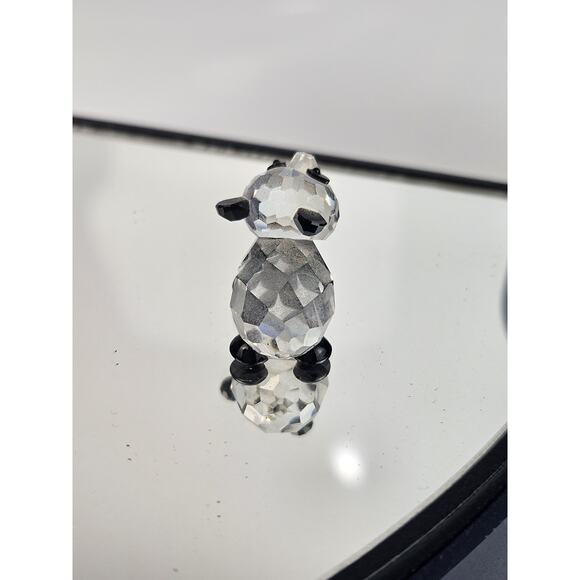 Swarovski Crystal Pand Baby Bear Figurine #7611 w/ Original Box Collectible - Picture 7 of 15
